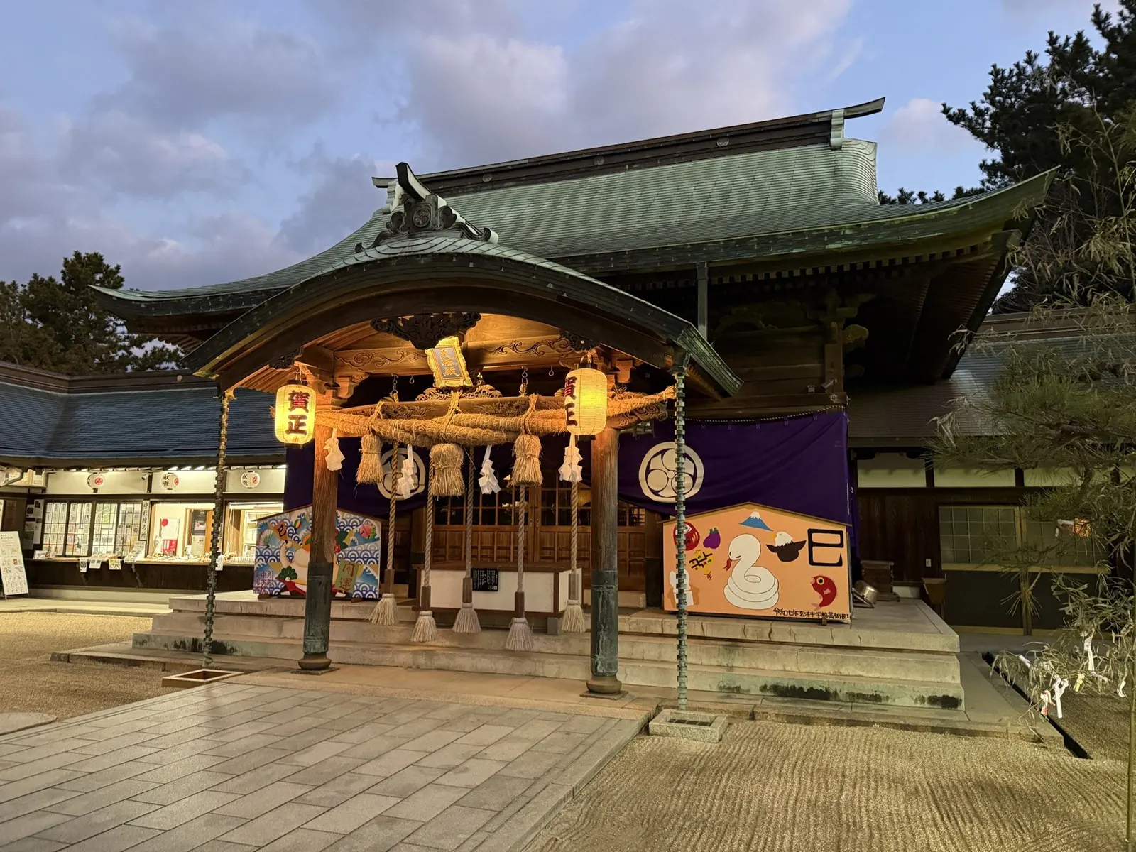 彦島八幡宮の夕景