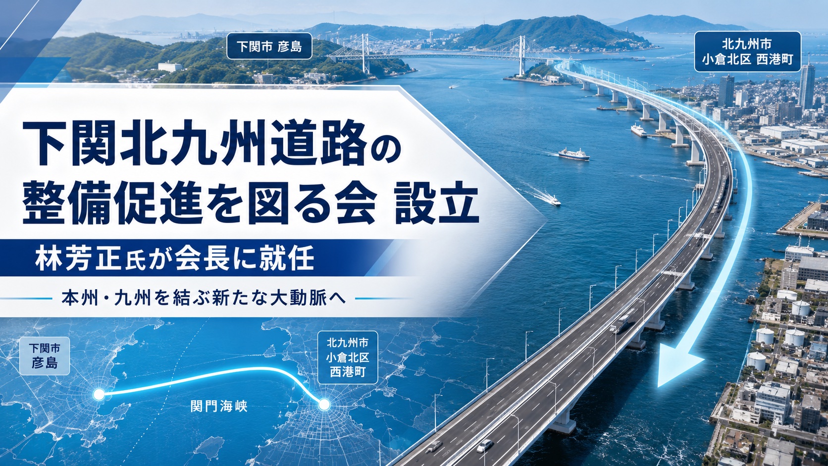 下関北九州道路の整備促進を図る会の設立総会